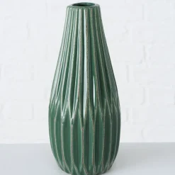 Boltze Vase Lenja 2er Set grün