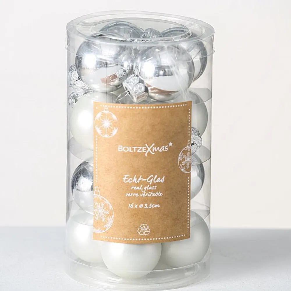 Boltze Weihnachtskugeln Ø 4 cm, 16 tlg