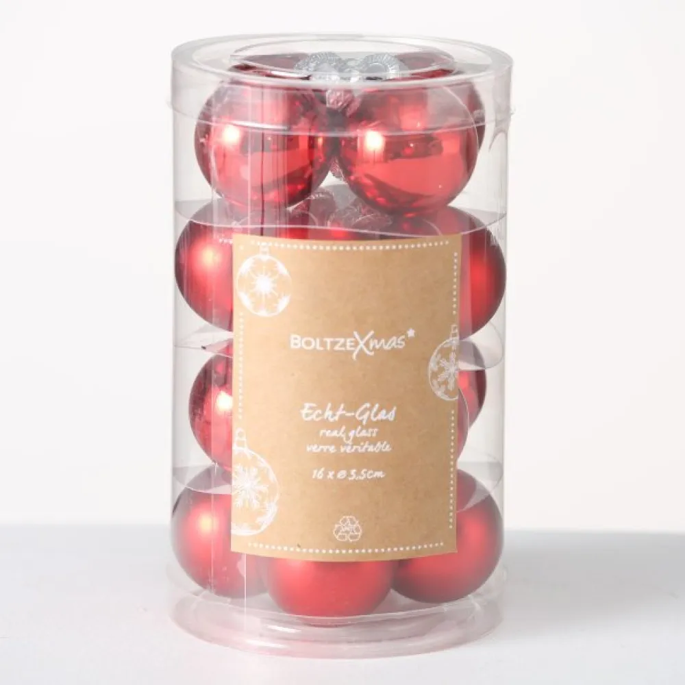 Boltze Weihnachtskugeln Ø 4 cm, 16 tlg