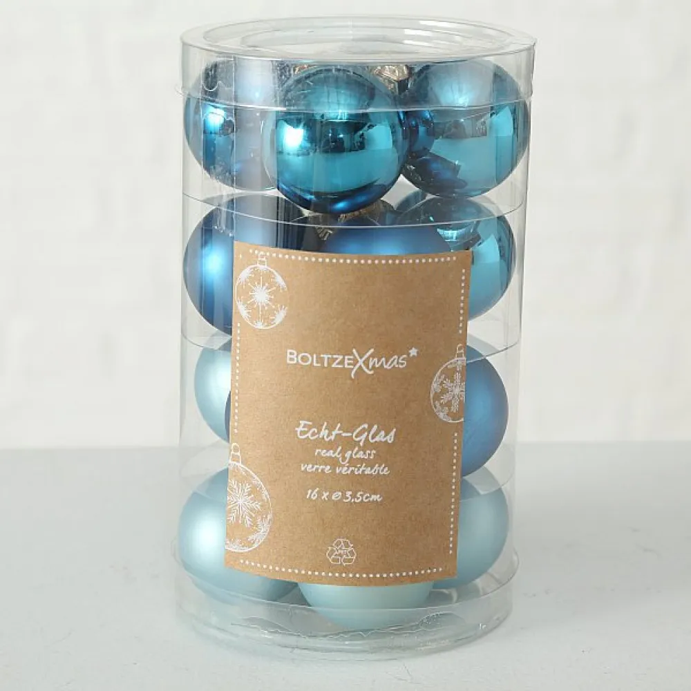 Boltze Weihnachtskugeln Ø 4 cm, 16 tlg