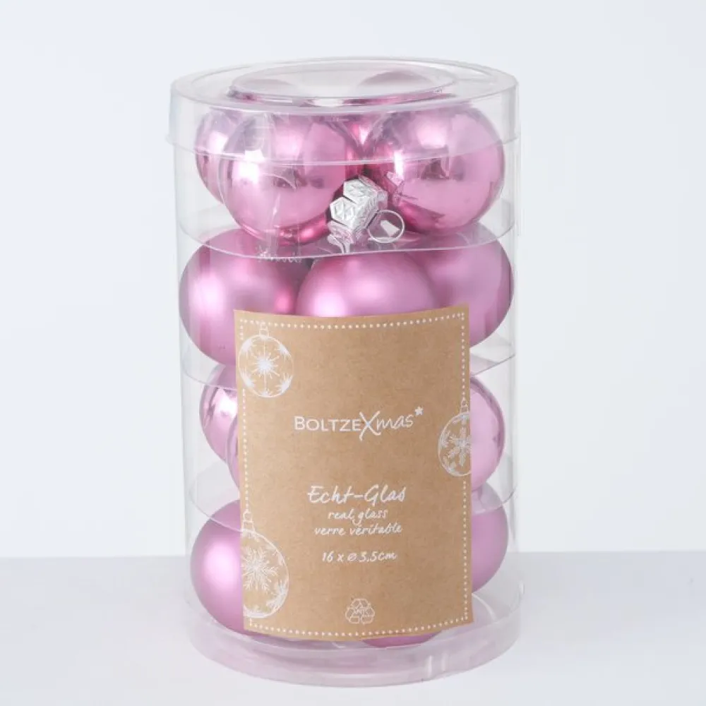 Boltze Weihnachtskugeln Ø 4 cm, 16 tlg