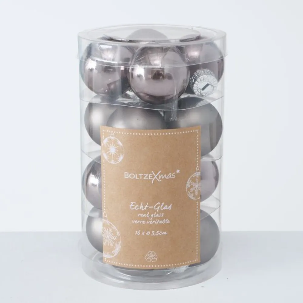 Boltze Weihnachtskugeln Ø 4 cm, 16 tlg