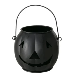 Boltze Windlicht Grimasi Kürbis Halloween