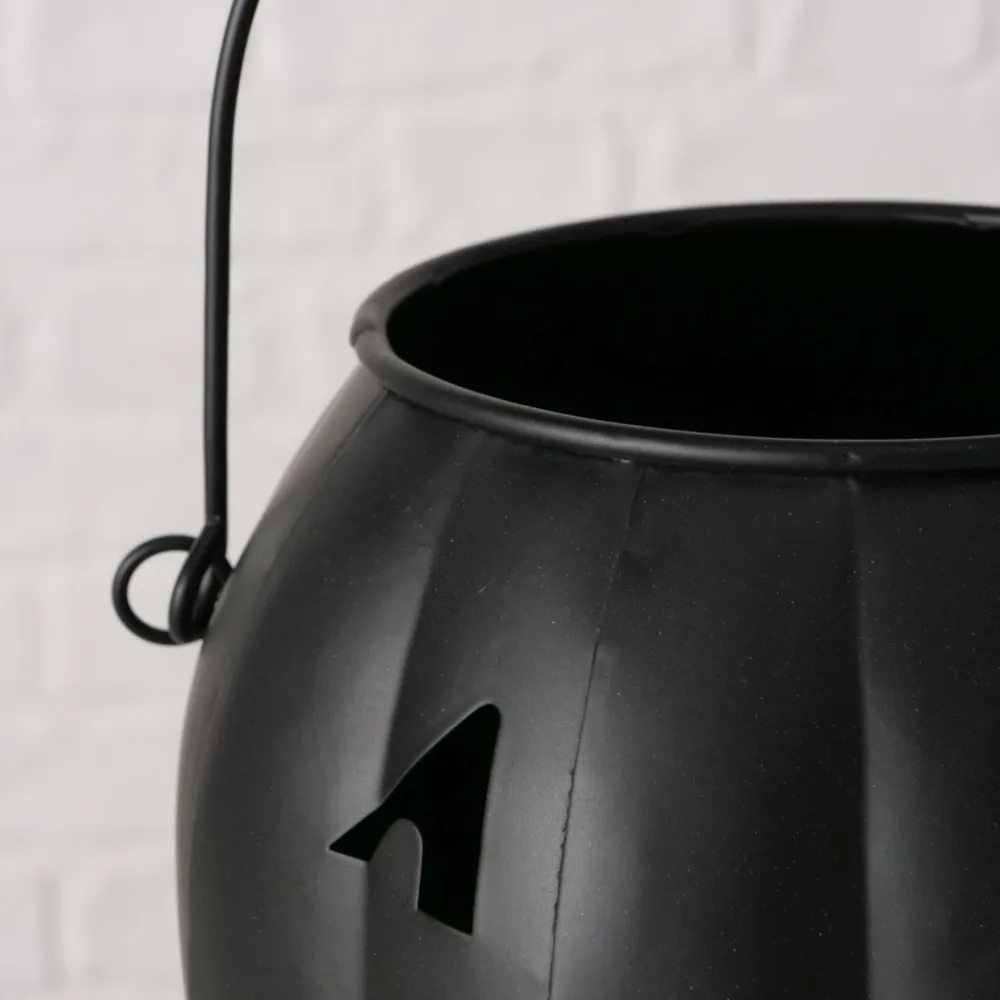 Boltze Windlicht Grimasi Kürbis Halloween