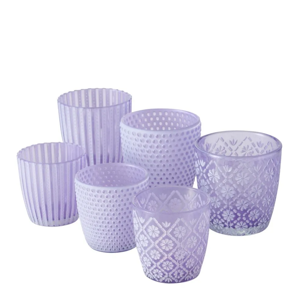 Boltze Windlicht Patty 6er-Set