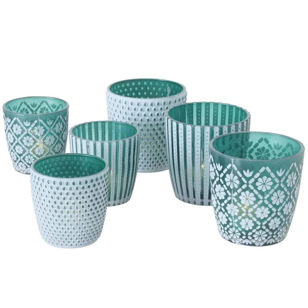 Boltze Windlicht Patty 6er-Set