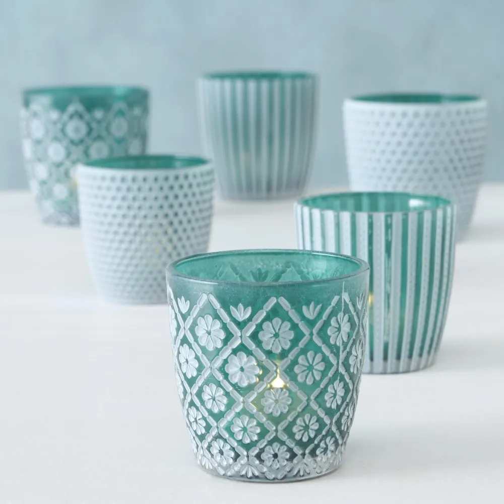 Boltze Windlicht Patty 6er-Set