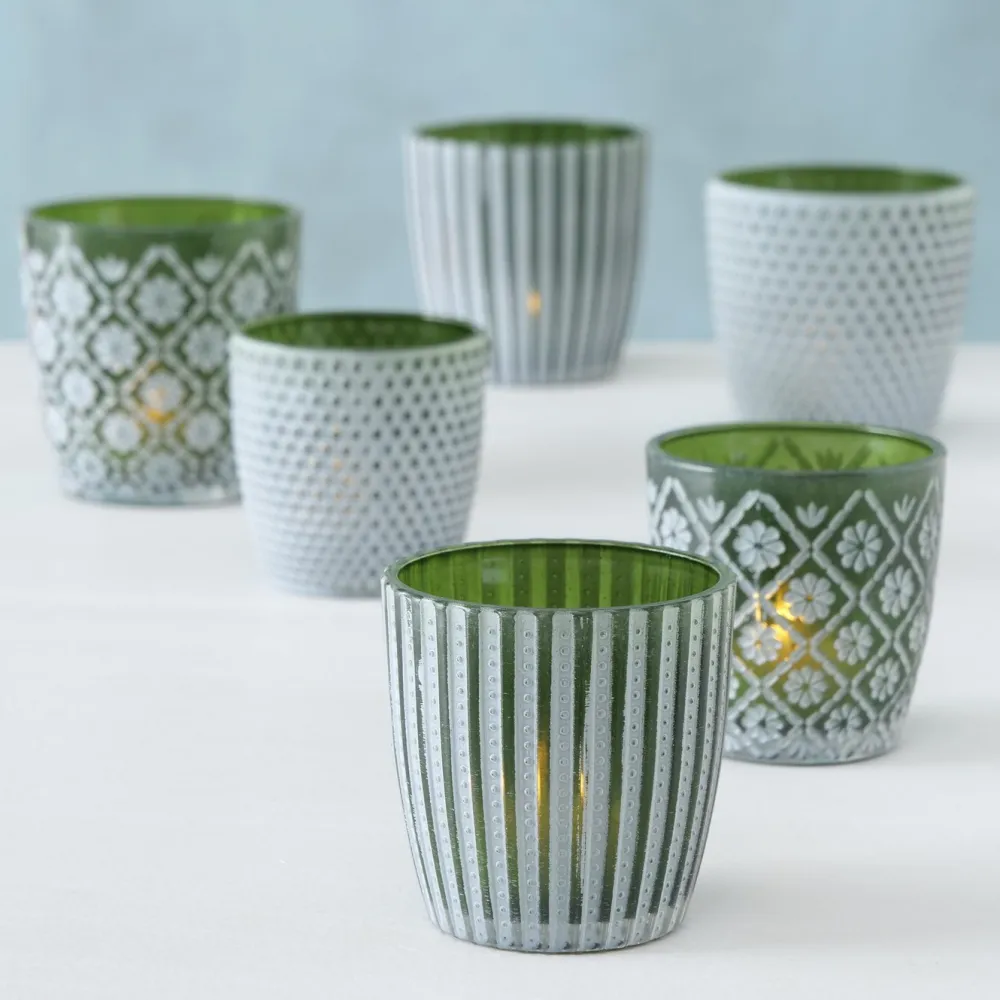 Boltze Windlicht Patty 6er-Set