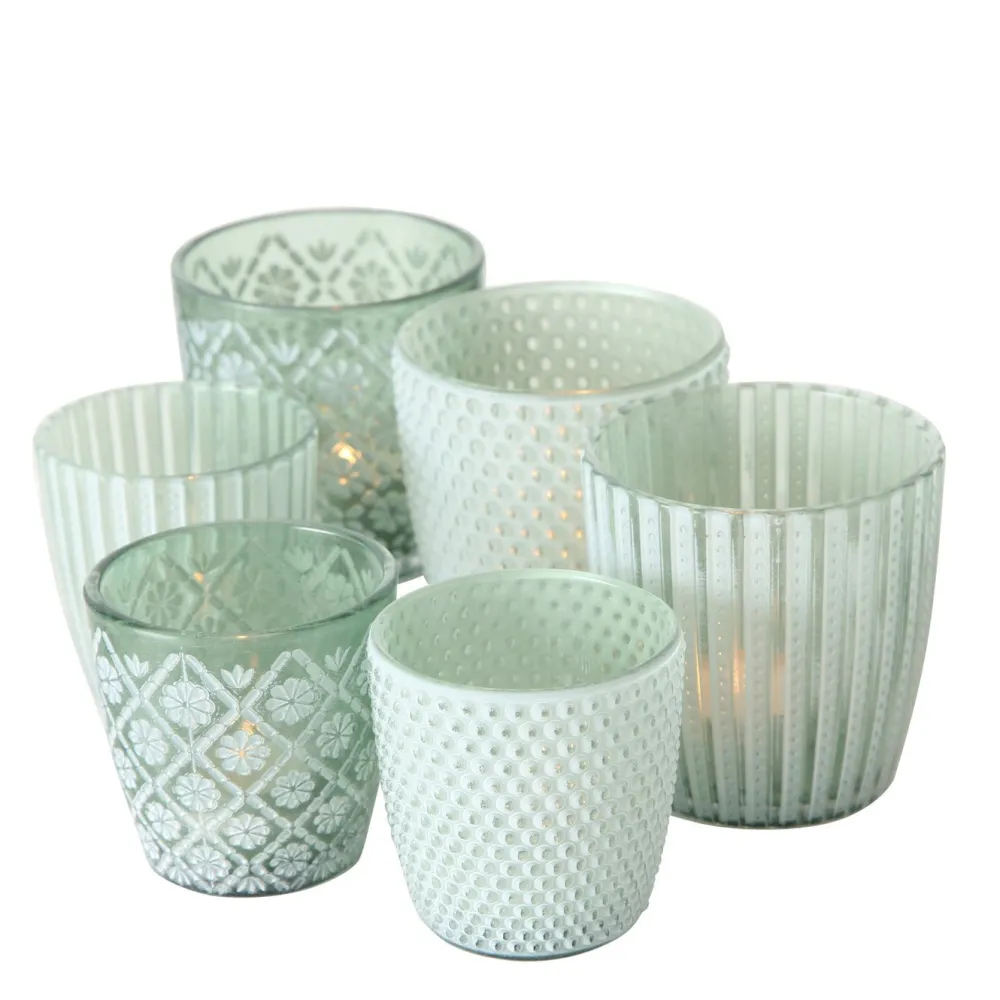 Boltze Windlicht Patty 6er-Set