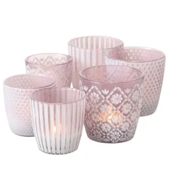 Boltze Windlicht Patty 6er-Set