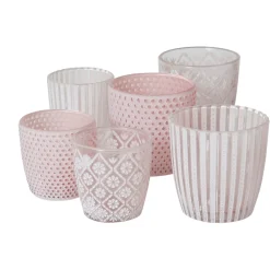 Boltze Windlicht Patty 6er-Set