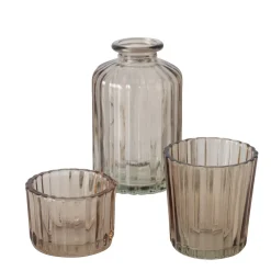 Boltze Windlicht Tolka, 3er-Set