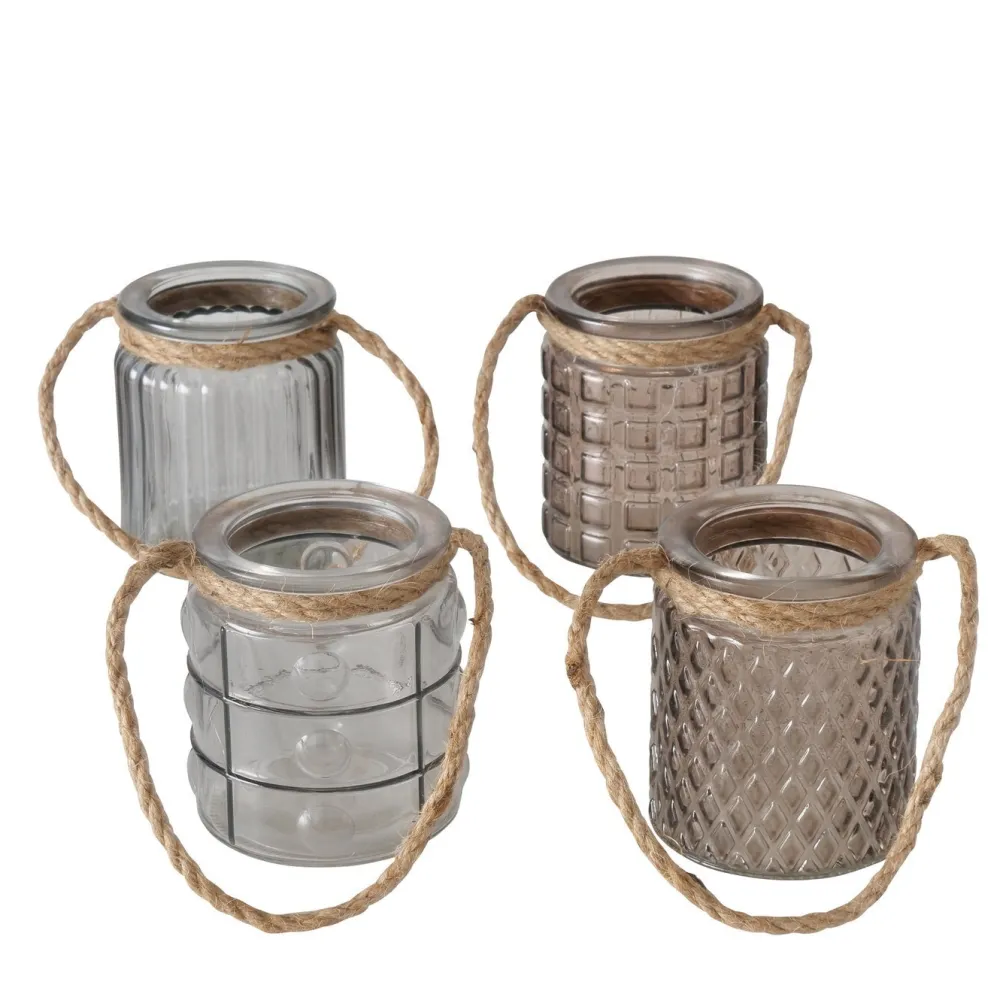 Boltze Windlicht Trax 4er Set