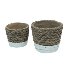 byRoom Geflochtener Blumentopf