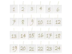Chic Antique Adventskalender Kerzen 24 Stück