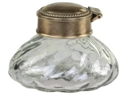 Chic Antique Alte französische Vase mit Deckel