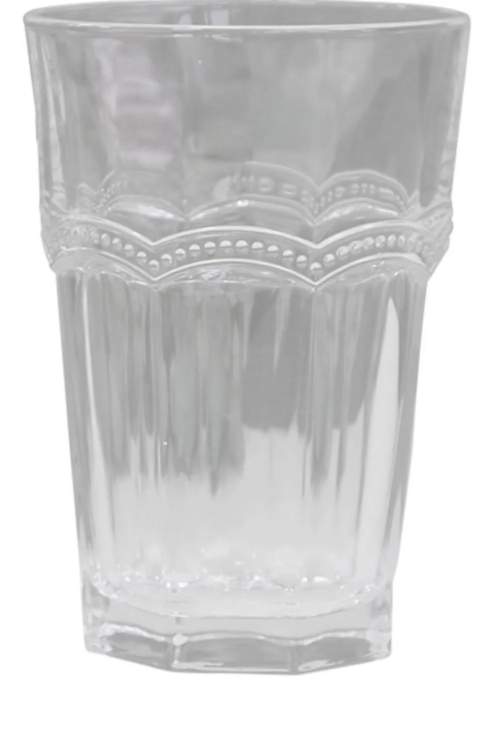 Chic Antique Antoinette Trinkglas mit Perlenkante