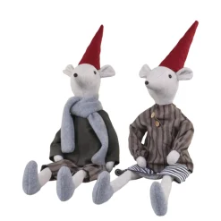 Chic Antique Asger & Agnes Weihnachtsmäuse sitzend