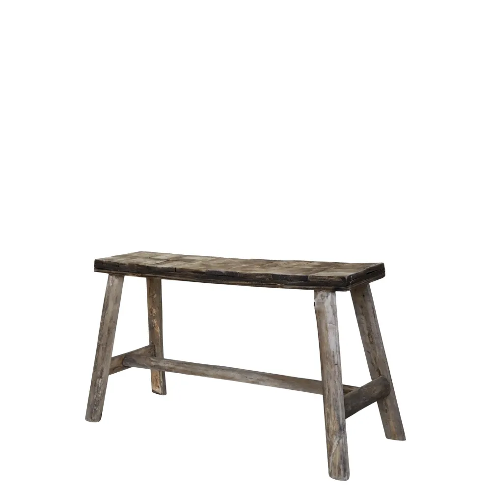 Chic Antique Bank mit Muster auf Sitz