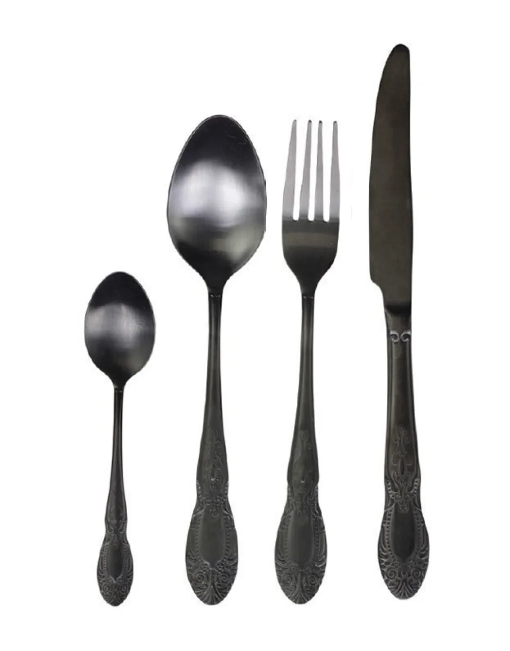 Chic Antique Besteck mit Dekor 4er Set