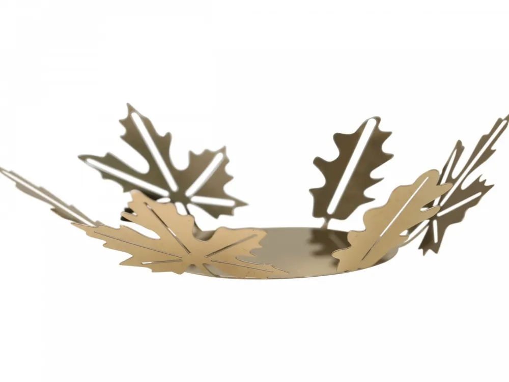 Chic Antique Blatt Deko für Teelichthalter