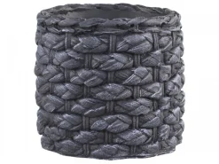 Chic Antique Blumentopf Corte mit grobem Flechtmuster