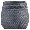 Chic Antique Blumentopf Corte mit Flechtmuster am Rand