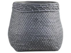 Chic Antique Blumentopf Corte mit Flechtmuster am Rand