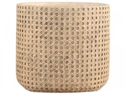 Chic Antique Blumentopf Corte mit französischem Flechtmuster