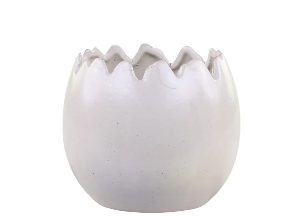 Chic Antique Blumentopf Eierschale