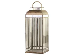 Chic Antique Boden Laterne mit Streifen