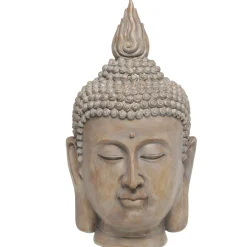 Chic Antique Buddha Kopf aus Polyresin