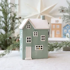 Chic Antique Chamonix Lichthaus 4 für Teelicht, verte