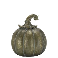 Chic Antique Deko Kürbis im Messing Look