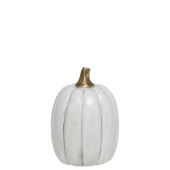 Chic Antique Deko Kürbis mit Gold