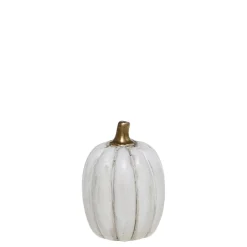 Chic Antique Deko Kürbis mit Gold