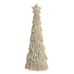 Chic Antique Deko Weihnachtsbaum mit Glitzer