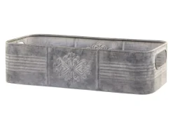 Chic Antique Dekotablett mit Verzierungen und Henkel