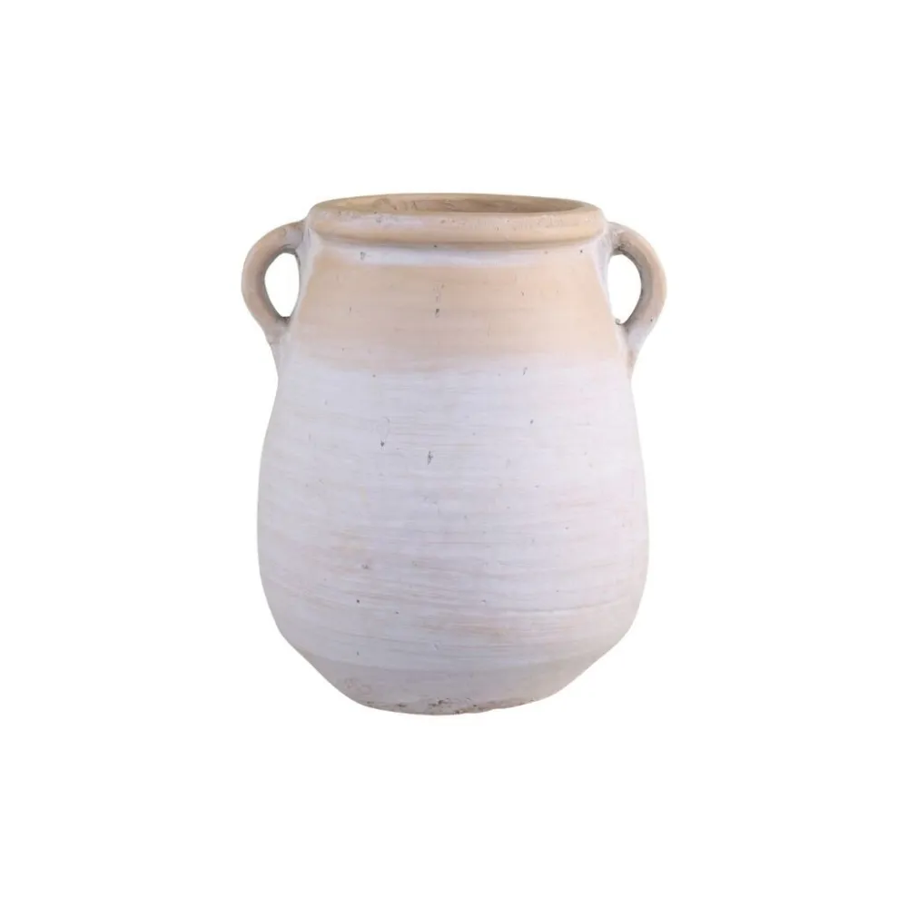 Chic Antique Dekovase aus Terracotta