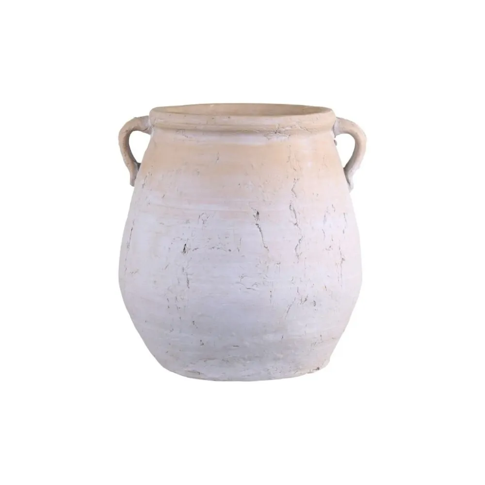 Chic Antique Dekovase aus Terracotta