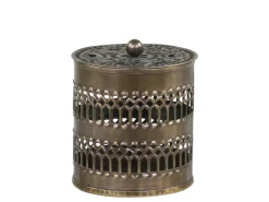 Chic Antique Dose mit Deckel und Muster