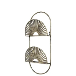 Chic Antique Eisen Regalbrett mit Dekor