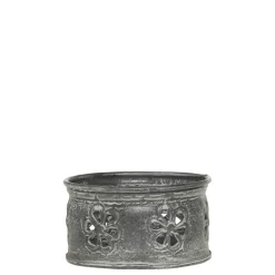 Chic Antique Eisen Tablett mit Muster