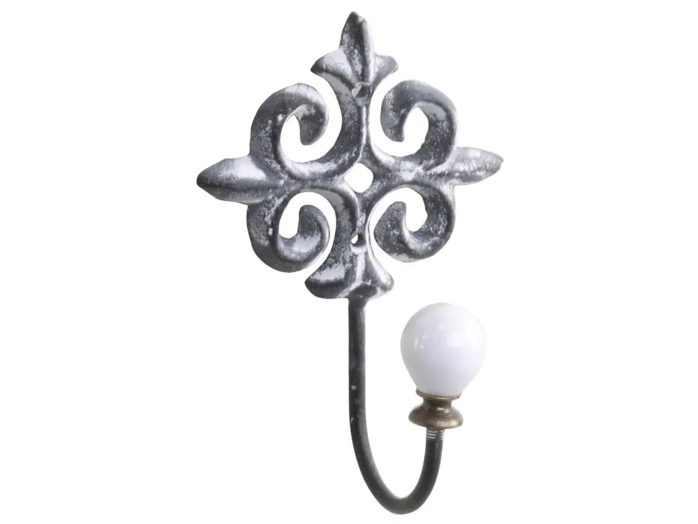 Chic Antique Eisenhaken mit Dekor und Griff