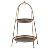 Chic Antique Etagere mit zwei Schalen