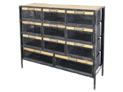 Chic Antique Factory Kommode, Industrial Design