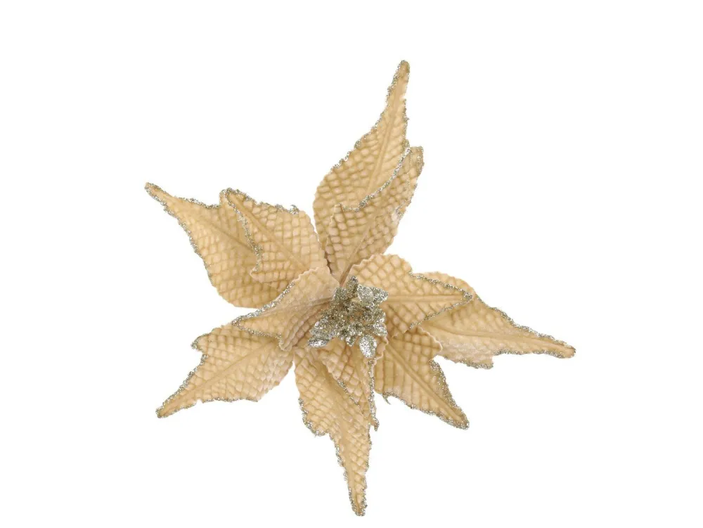 Chic Antique Fleur Blume mit Clips, Tannenbaumschmuck