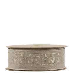 Chic Antique Geschenkband mit Merry Christmas