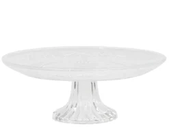 Chic Antique Glas Etagere mit Muster