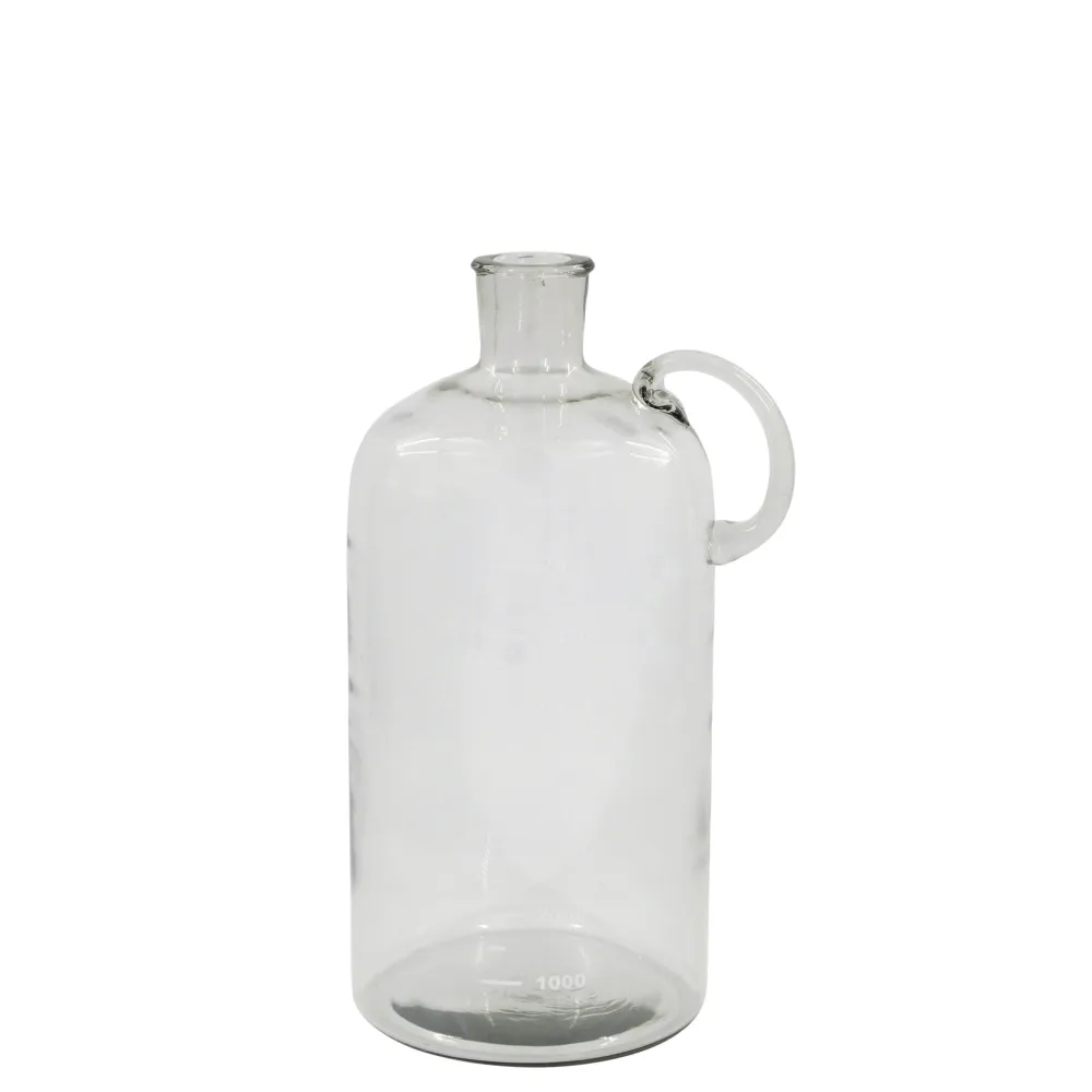 Chic Antique Glas Flasche mit Text